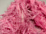 Linen Fuzzy Ribbon - BubbleGum - SilkRouteIndia