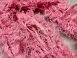 Linen Fuzzy Ribbon - BubbleGum - SilkRouteIndia