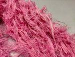 Linen Fuzzy Ribbon - BubbleGum - SilkRouteIndia