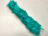 Linen Fuzzy Ribbon - Turquoise - SilkRouteIndia