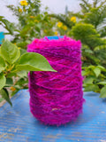 Recycled Sari Silk Yarn Prime Pink - SilkRouteIndia