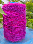 Recycled Sari Silk Yarn Prime Pink - SilkRouteIndia