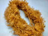 Linen Fuzzy Ribbon - Burnt Orange - SilkRouteIndia