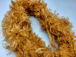 Linen Fuzzy Ribbon - Burnt Orange - SilkRouteIndia