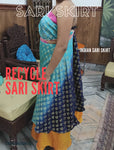 Recycles Indian Sari wrap Skirt | Combo Pack - SilkRouteIndia