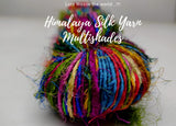 Recycle Sari Silk Yarn Prime - Multicolor - SilkRouteIndia