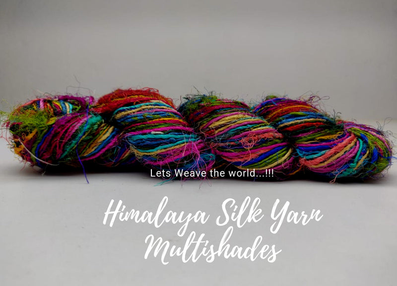 Recycle Sari Silk Yarn Prime - Multicolor