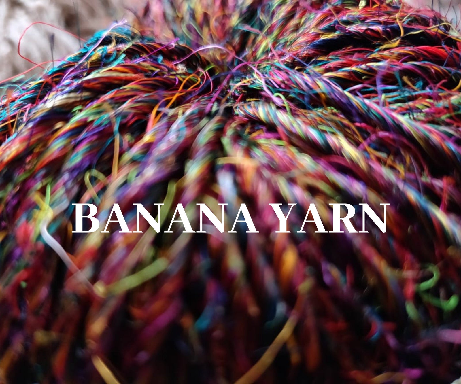 Recycled Banana Yarn- Multicolor - SilkRouteIndia