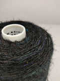 Recycled Sari Silk Yarn Prime - Black - SilkRouteIndia