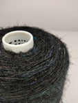 Recycled Sari Silk Yarn Prime - Black - SilkRouteIndia